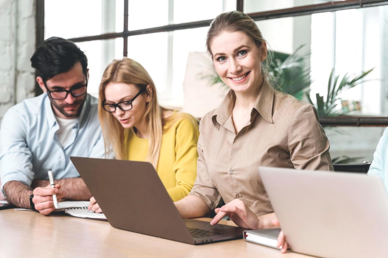 Financial planning workspace with annual budget analysis